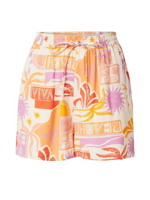 ONLY Bukser 'ONLZUFFY'  orange / koral / eosin / hvid