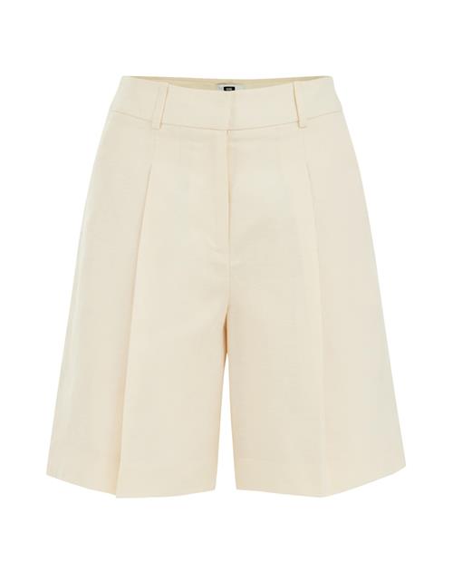 WE Studio Bukser med fals  lysebeige