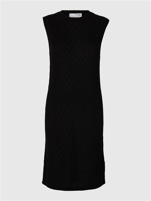 SELECTED Strikkjole  sort