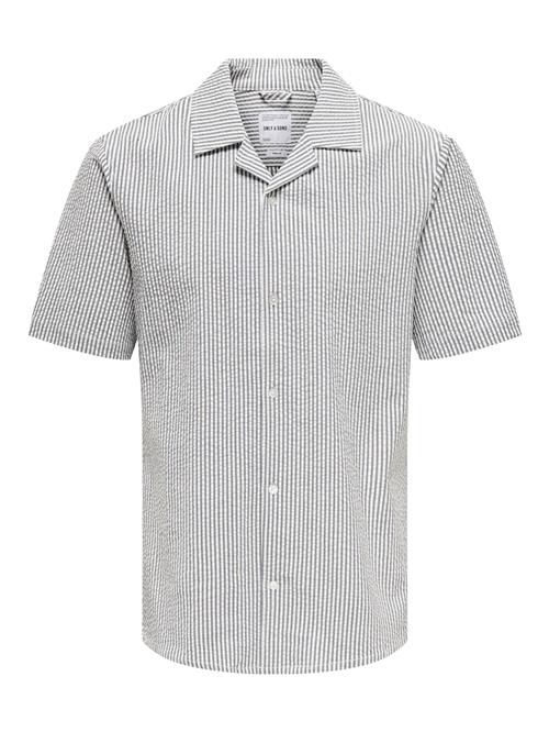 Only & Sons Skjorte 'ONSLounge'  lyseblå / hvid