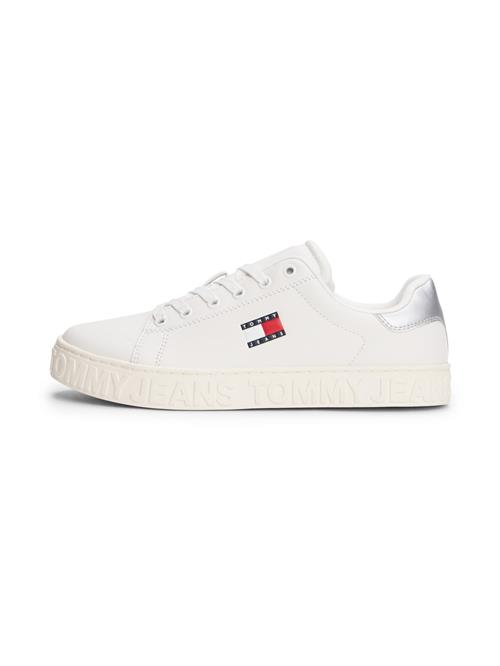 Tommy Jeans Sneaker low 'Essential'  ecru / sølv