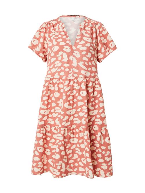 QS Sommerkjole  lysebeige / koral