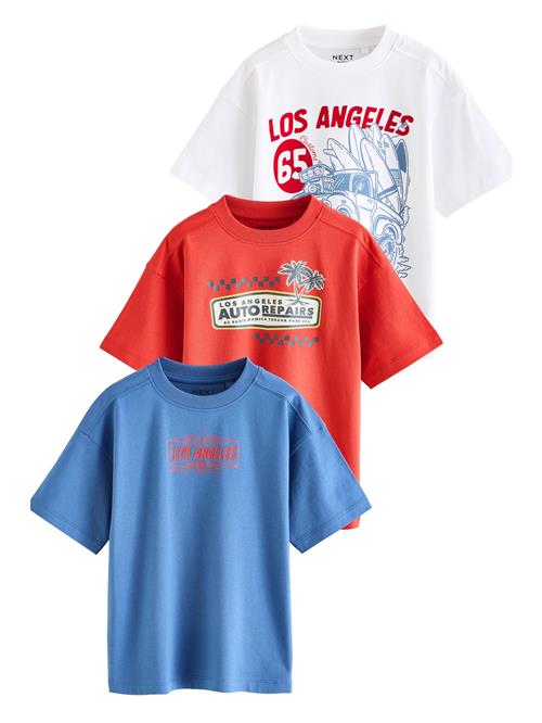 Next Shirts  blå / rød / hvid