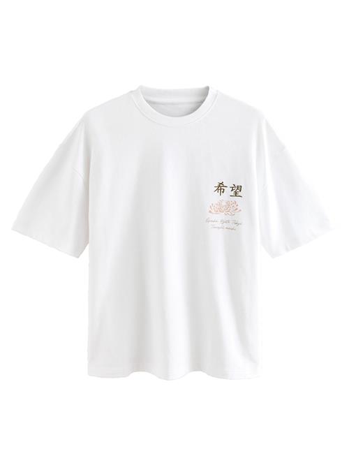 Next Bluser & t-shirts  beige / brun / hvid