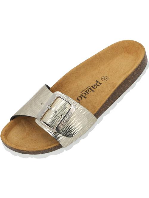 Palado Pantoletter 'Malta EGS Titano'  brokade / sølv