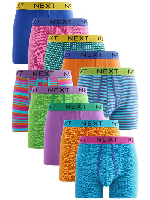 Next Boksershorts  azur / lime / lilla / orange / pink