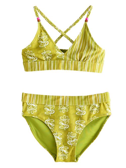 Next Bikini  oliven / æble / hvid
