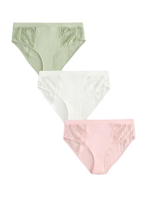 Next Slip  grøn / lyserød / hvid