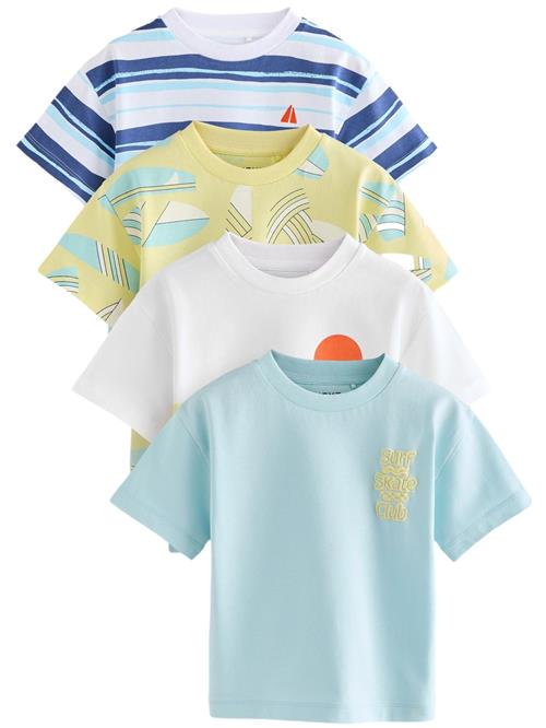 Next Shirts  lyseblå / mørkeblå / gul / hvid