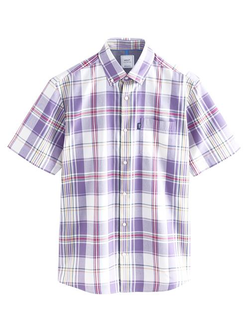 Next Skjorte  lilla / mørkelilla / offwhite
