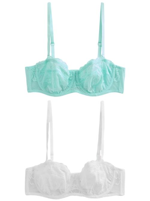 Next BH  turkis / hvid