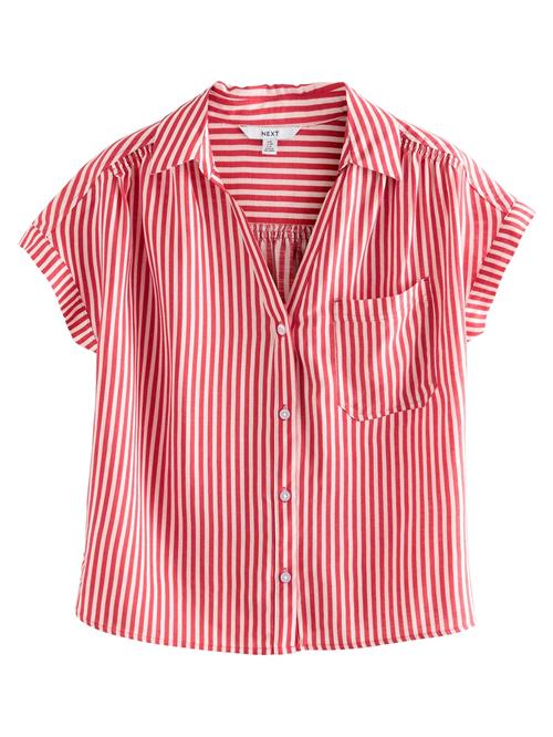 Next Bluse  rød / hvid