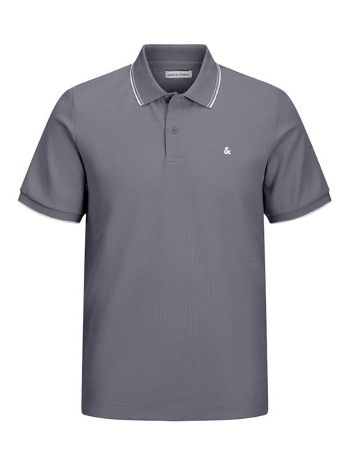 JACK & JONES Bluser & t-shirts 'JJEAustin'  mørkegrå / hvid