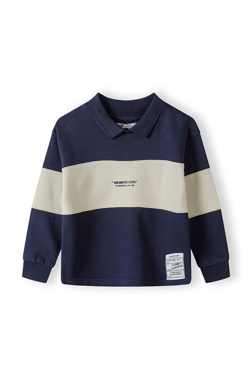 MINOTI Sweatshirt  beige / mørkeblå