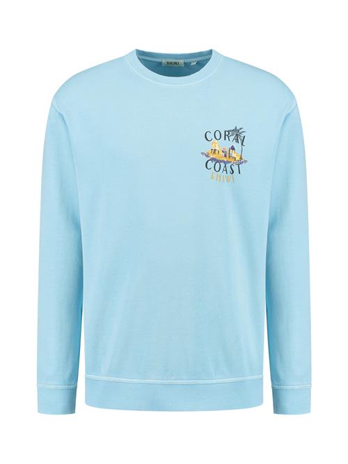 Shiwi Sweatshirt 'Kyle Island'  marin / lyseblå / curry / sort