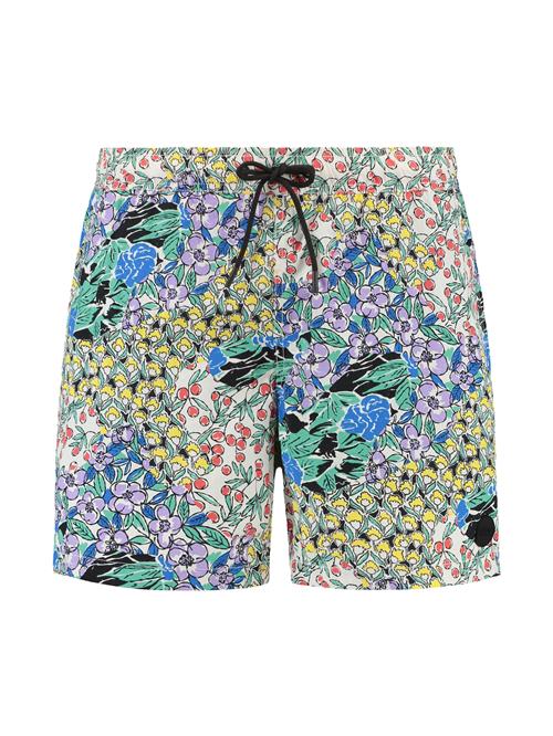 Shiwi Badeshorts 'Nate'  turkis / azur / gul / hvid