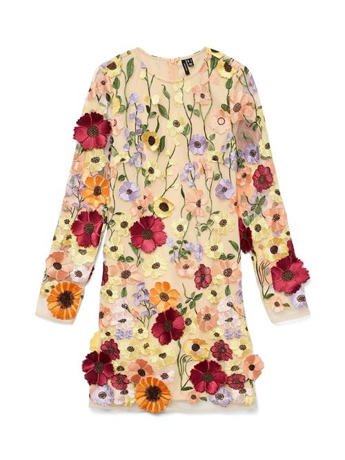 VERO MODA Kjole 'VMCamy'  gul / grøn / rød / hvid