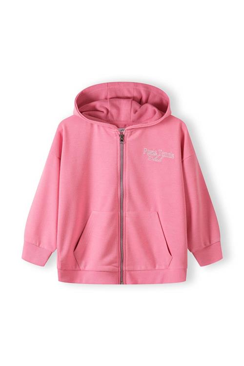 MINOTI Sweatjakke  lys pink / hvid