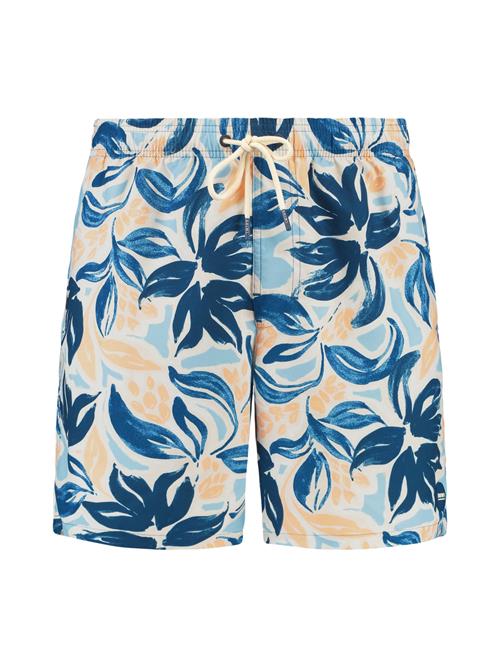 Shiwi Badeshorts 'Mike'  navy / lyseblå / curry / hvid