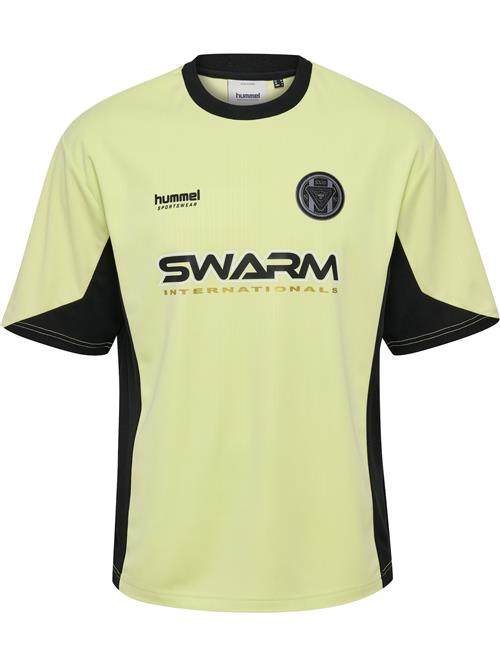 Hummel Fodboldtrøje  neongrøn / sort