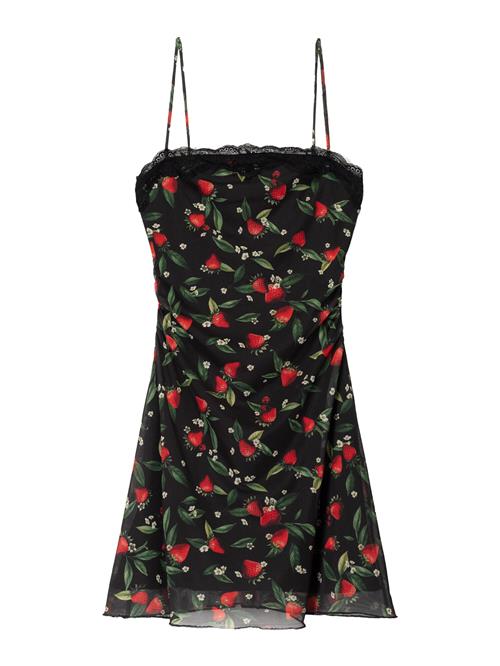 Bershka Jumpsuit  grøn / rød / sort / hvid