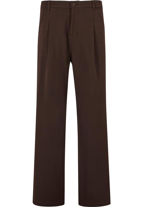 2Y Studios Bukser med lægfolder 'Tahlo'  choko