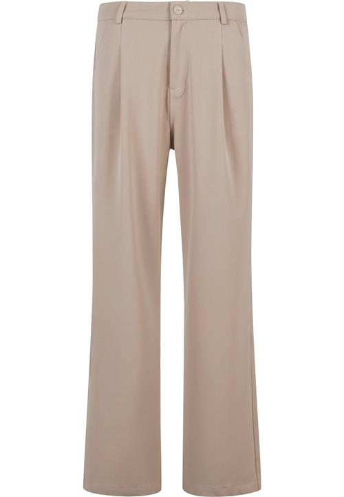 2Y Studios Bukser med lægfolder 'Tahlo'  beige