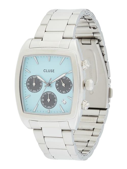 CLUSE Analogt ur 'Quartaut'  blå / sølv