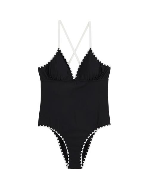 WE Fashion Badedragt  sort / hvid