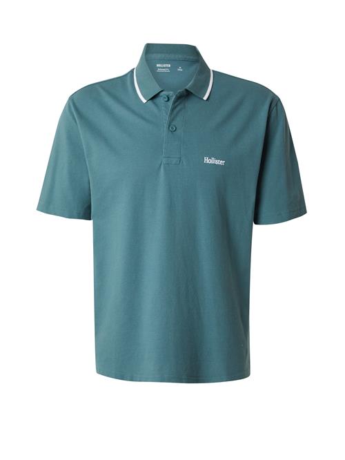 HOLLISTER Bluser & t-shirts  cyanblå / hvid