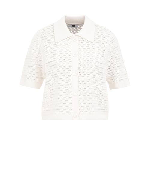 WE Fashion Cardigan  hvid
