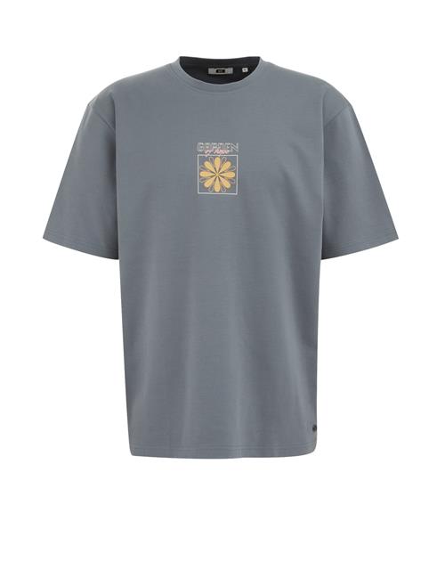 WE Fashion Bluser & t-shirts  curry / mørkegrå / lyserød