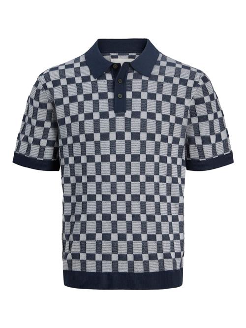 JACK & JONES Bluser & t-shirts  natblå / lysegrå