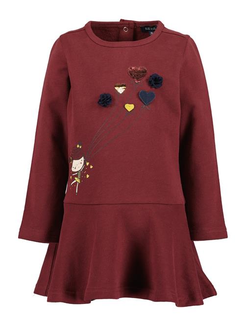 BLUE SEVEN Kjole  navy / gul / burgunder / sort