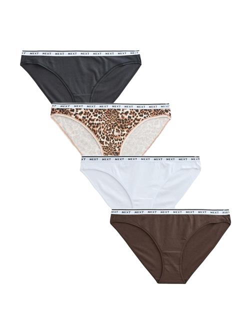 Next Slip  brun / lysebrun / sort / hvid