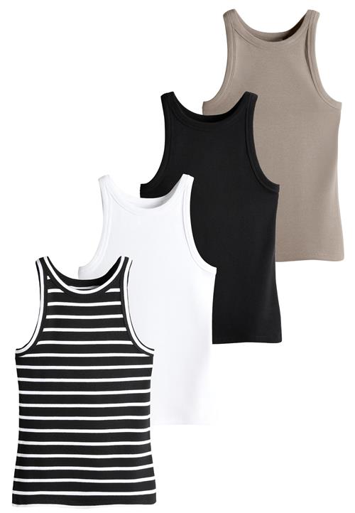 The Set Overdel  brokade / sort / hvid