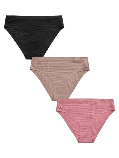 Next Slip  mørkebeige / gammelrosa / sort