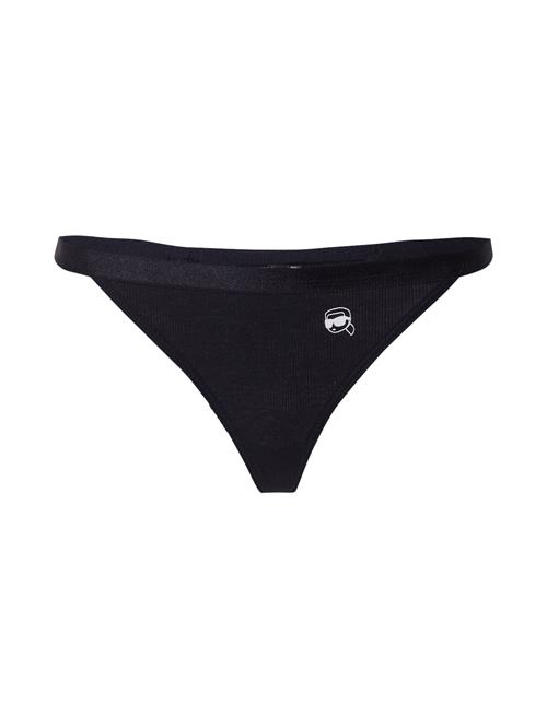 Karl Lagerfeld String 'Ikon'  sort / hvid