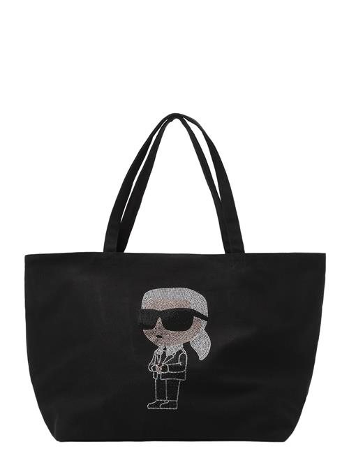 Karl Lagerfeld Shopper 'Ikon'  lysegrå / sort