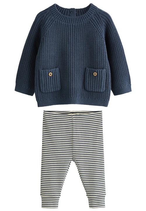 Next Sæt  navy / hvid