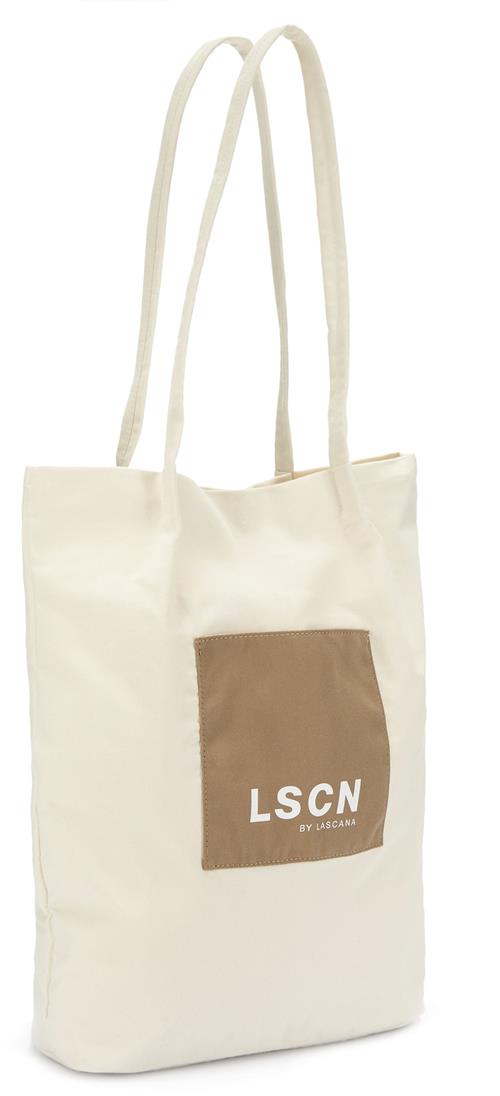 LSCN by LASCANA Shopper  creme / mørkebeige / hvid