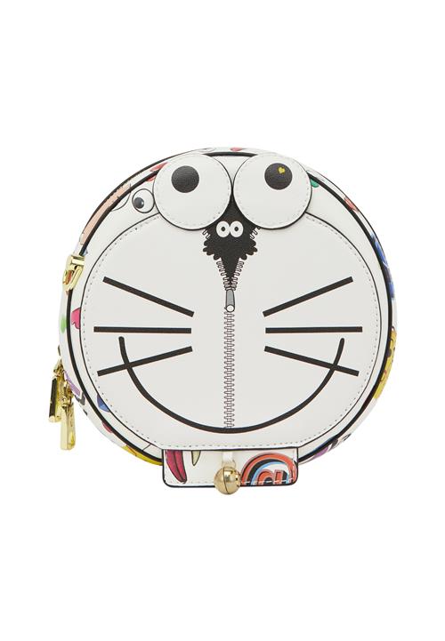 MYMO Skuldertaske 'Pop Eyetheme'  blå / gul / sort / hvid