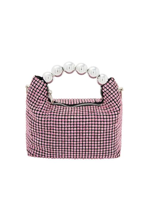 myMo at night Håndtaske  lys pink / sort / sølv