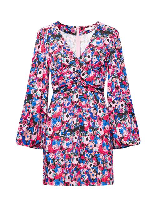 Laurella Kjole  blå / rød / sort / hvid