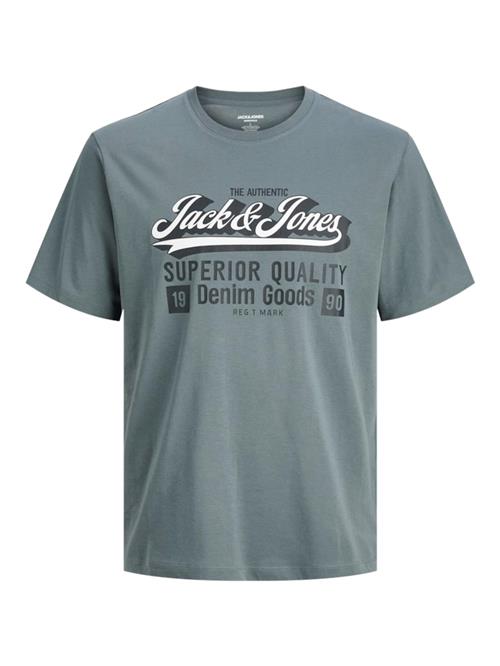 JACK & JONES Bluser & t-shirts  mørkegrøn / sort / offwhite