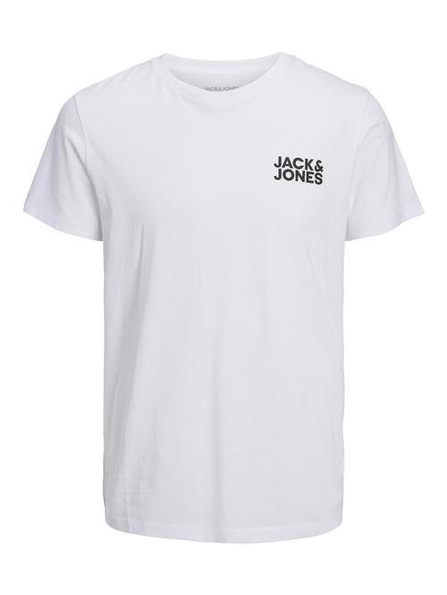 JACK & JONES Bluser & t-shirts 'JJECorp'  sort / hvid