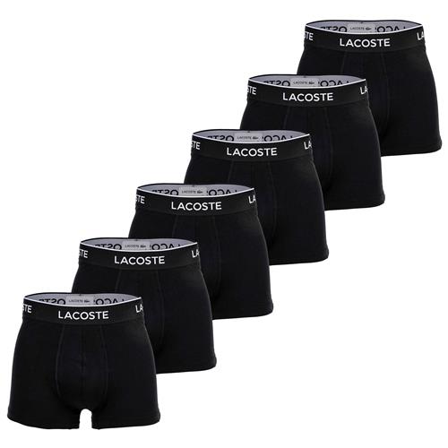 LACOSTE Boksershorts  sort / hvid