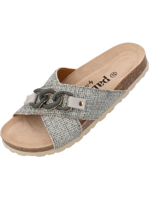 Palado by Sila Sahin Pantoletter 'Denalia'  grå / mørkegrå