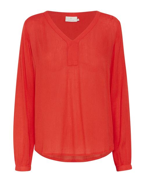 Kaffe Bluse  lys rød