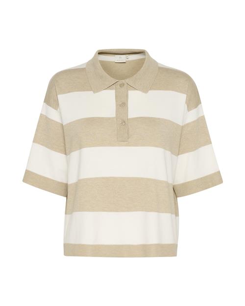 Kaffe Pullover 'KALizza'  beige / hvid